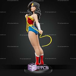 Wonder Woman Toon 179mm STL Files