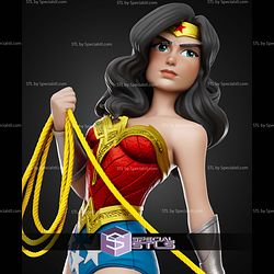 Wonder Woman Toon 179mm STL Files