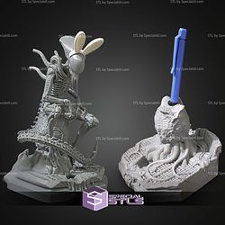 Xenomorph Smoke Break Version 190mm STL Files