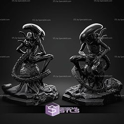Xenomorph Smoke Break Version 190mm STL Files