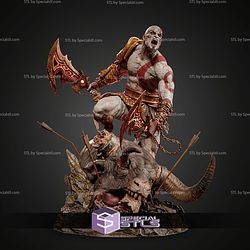 Young Kratos Scream 1 6 STL Files
