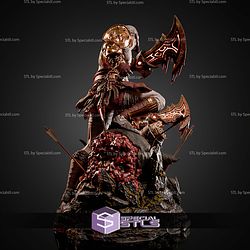 Young Kratos Scream 1 6 STL Files