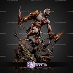 Young Kratos Scream 1 6 STL Files