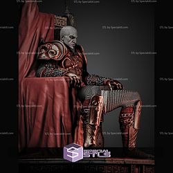 Young Spartan Kratos Throne STL Files