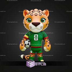 Zayu the Jaguar Mascot WC26 STL Files