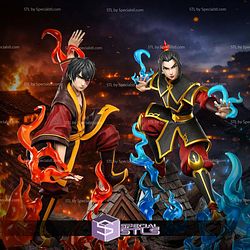 Zuko And Azula Avatar 350mm STL Files