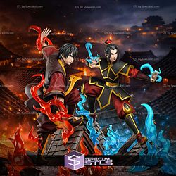 Zuko And Azula Avatar 350mm STL Files