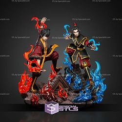 Zuko And Azula Avatar 350mm STL Files