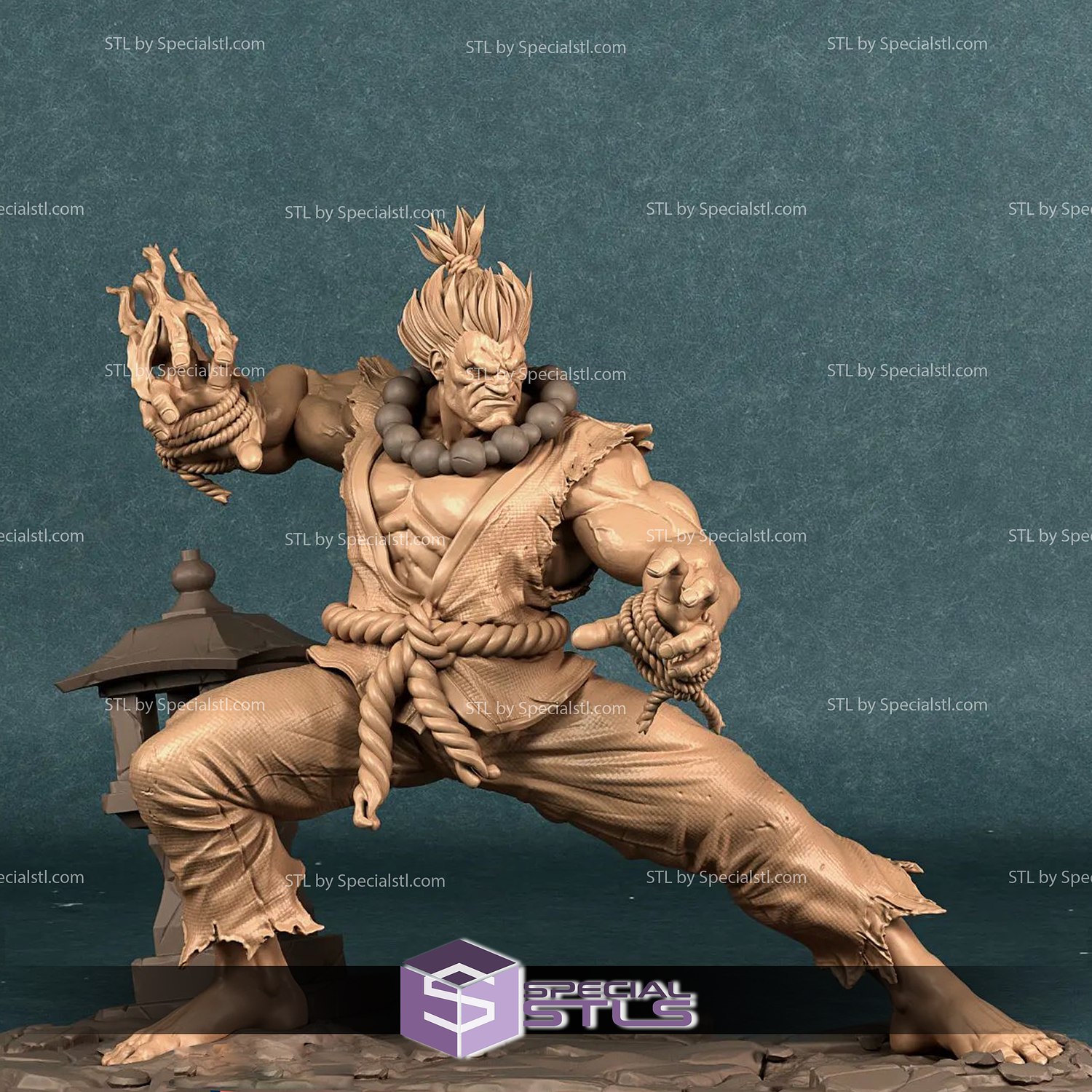 Street Fighter Akuma 3D Stl