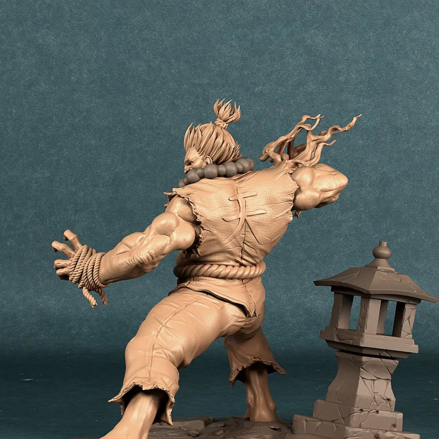 Street Fighter Akuma 3D Stl