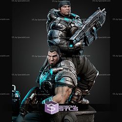 Gears Of Wars Bundle Diorama STL Files