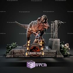 Jurassic Park Diorama Bundle STL Files