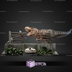 Jurassic Park Diorama Bundle STL Files