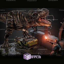 Jurassic Park Diorama Bundle STL Files