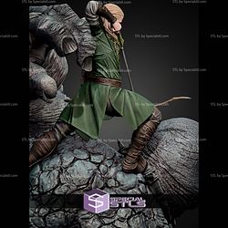 Legolas Vs Troll Bundle Diorama STL Files