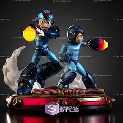 Mega Man Diorama Version STL Files