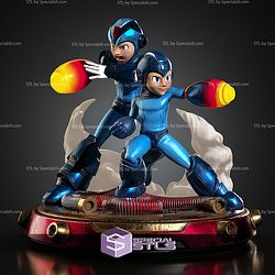 Mega Man Diorama Version STL Files