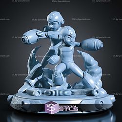 Mega Man Diorama Version STL Files