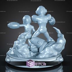 Mega Man Diorama Version STL Files