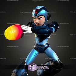 Mega Man Diorama Version STL Files