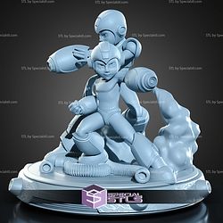 Mega Man Diorama Version STL Files