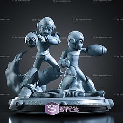 Mega Man Diorama Version STL Files