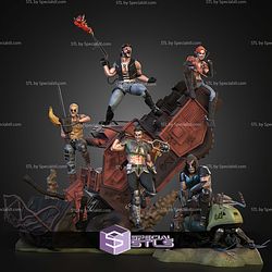 The Thunder Machine Diorama Bundle STL Files - Base Diorama
