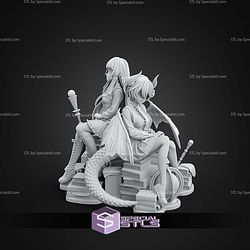 Anne and Grea Granblue Fantasy Bundle STL Files
