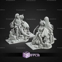Anne and Grea Granblue Fantasy Bundle STL Files