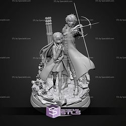Arifureta Yue and Hajime Nagumo Bundle Diorama STL Files