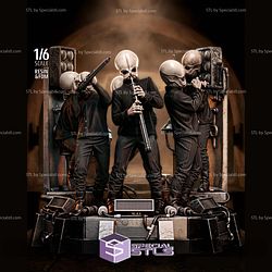 Cantina Band Diorama Bundle STL Files - Base Diorama