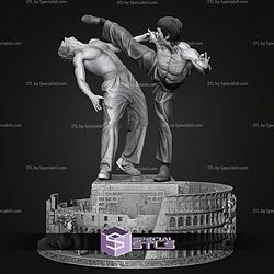 Chuck Norris vs Bruce Lee Bundle STL Files