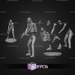 Diorama Leon Kennedy and Grace Ashcroft Bundle STL Files