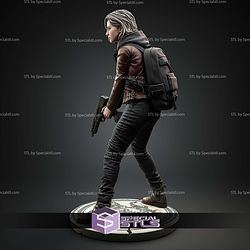 Diorama Leon Kennedy and Grace Ashcroft Bundle STL Files