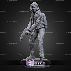 Diorama Leon Kennedy and Grace Ashcroft Bundle STL Files