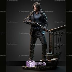 Diorama Leon Kennedy and Grace Ashcroft Bundle STL Files