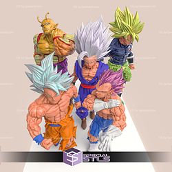 Dragon Ball Super Vol 24 Bundle STL Files - Base Diorama