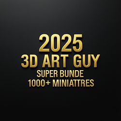 2025 3DArtGuy Miniatures Super Bundle