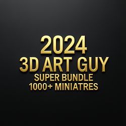 2024 3DArtGuy Miniatures Super Bundle