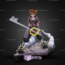 Sora Riku and Kairi Bundle Kingdom Hearts STL Files