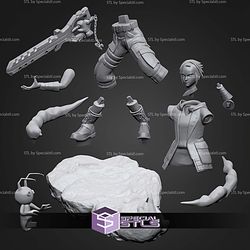 Sora Riku and Kairi Bundle Kingdom Hearts STL Files