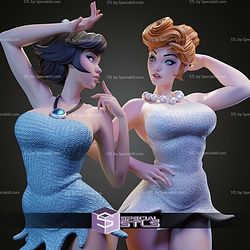 Betty Rubble and Wilma STL Files