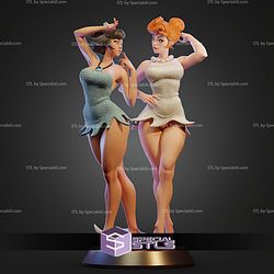 Betty Rubble and Wilma STL Files