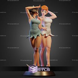 Betty Rubble and Wilma STL Files