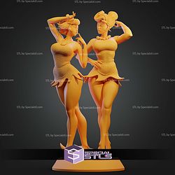 Betty Rubble and Wilma STL Files