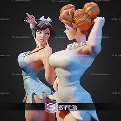 Betty Rubble and Wilma STL Files