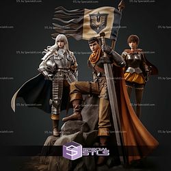 Casca Guts and Griffith Diorama STL Files