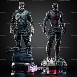 Daredevil and Punisher Vigilantes Bundle STL Files