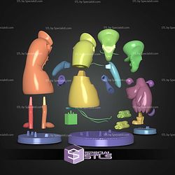 Dick Dastardly and Muttley STL Files