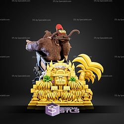 Donkey Kong Donkey and Diddy Diorama 350mm STL Files